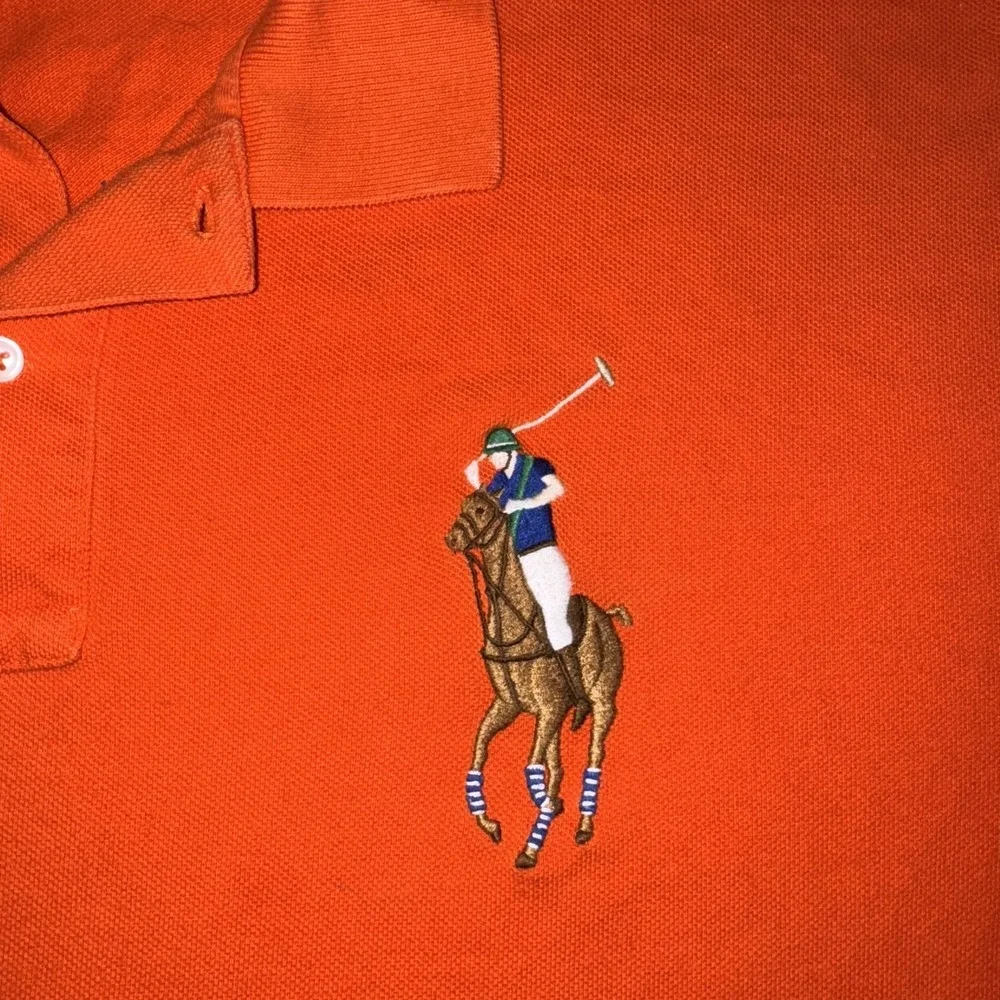 Vintage Polo Ralph Lauren Orange Polo/size 2XL